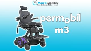 Permobil m3 Fully Loaded with Anterior Tilt in Purple - Review #6876