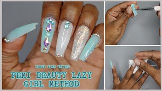 Polygel & Femi Beauty Lazy Girl Method | Trying for the First Time | Unboxing New Nail Art Products screenshot 4