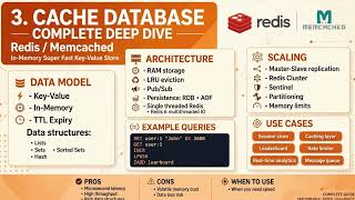 SQL,NoSQL, Cache,Graph,Vector databases deep dive..