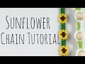 Sunflower Chain Tutorial || Friendship Bracelets