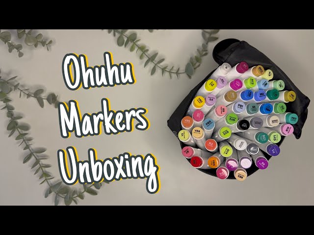 Unboxing Ohuhu Markers: Ordering and Packaging Review — Marker Novice