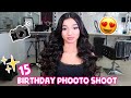 Jasmines 15th birt.ay photo shoot behind the scenes