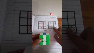 How to solve 3x3 rubik's cube beginner best trick #shorts #viral #shortvideo