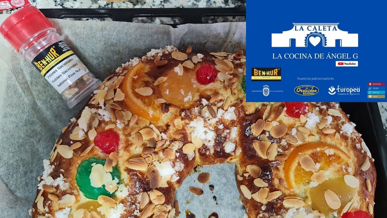 Roscón de reyes casero y muy fácil y barato