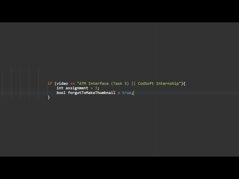 ATM Interface (Task 3) || CodSoft Internship