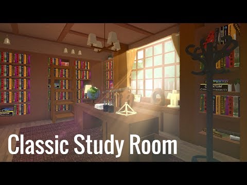 Roblox Bloxburg Classic Study Room Youtube - home library on roblox