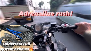 | Adrenaline Rush | Underseat full system exhaust | KTM Duke 250 BS IV |