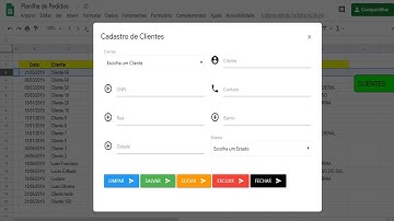 Excluir Dados De Cliente Com Formulário Do Google Apps Script - Planilhas Google - Aula 52