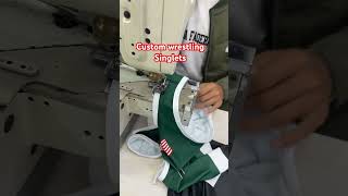 Making custom Wrestling gear! #wrestling