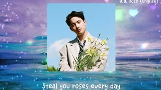 D.O 디오 - ROSE (English lyrics) / English version