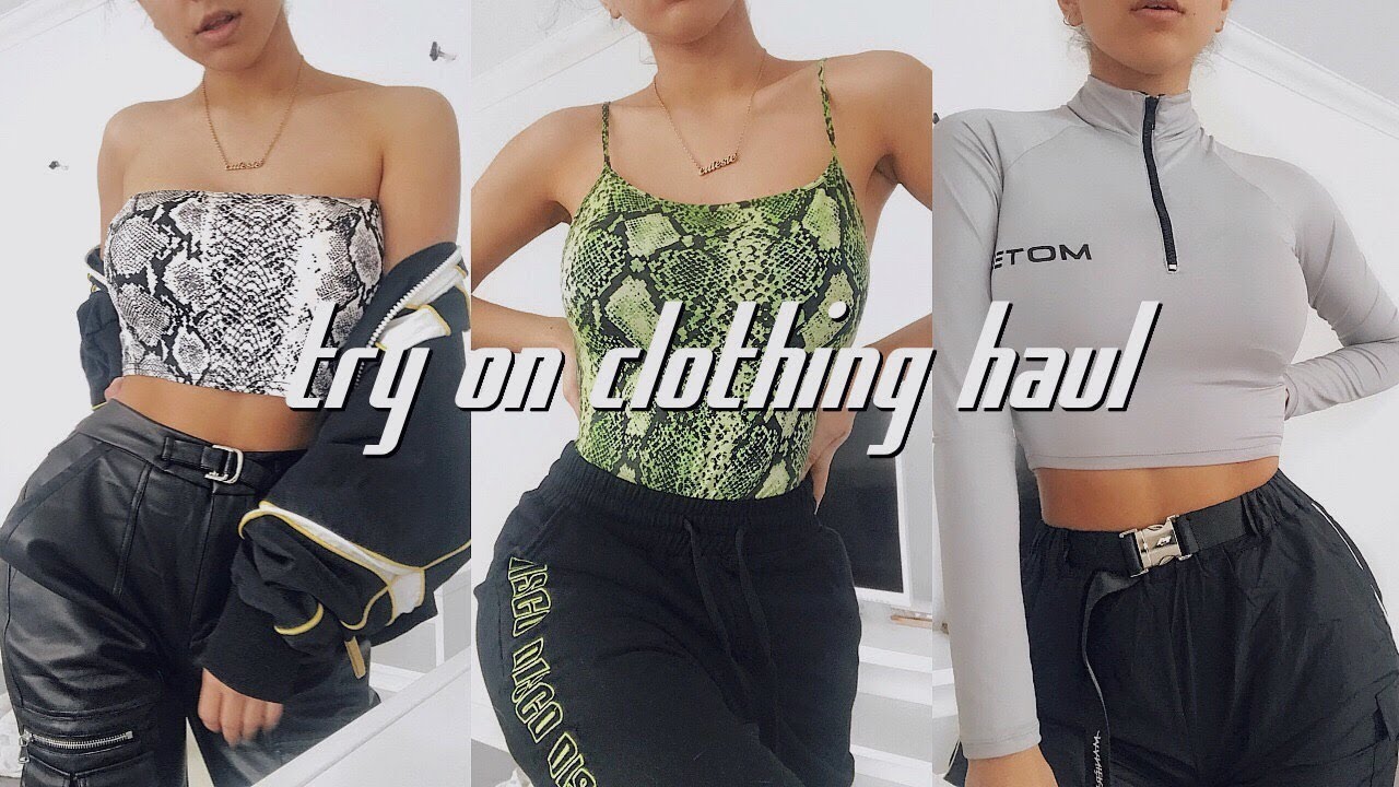 HUGE TRY ON CLOTHING HAUL - (IG STREETWEAR) SPRING 2019 