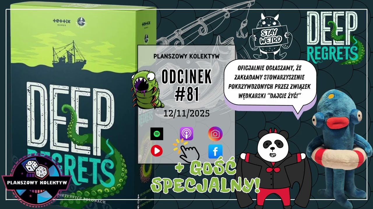 Planszowy Kolektyw #81 - Deep Regrets - kto i do kogo ma żale