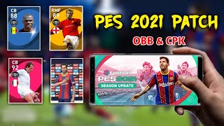 Pes 2021 Patch For Pes 2020 Mobile  Obb U0026 Cpk Patch  Pes 21 Kits  Logos New Title Screen