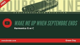 Wake me up when september ends - Green Day - Harmonicas G and C chords