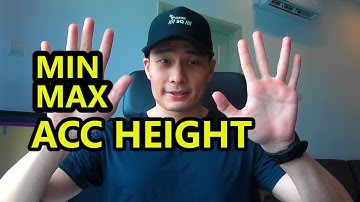 What is MIN MAX ACC HEIGHT on the RTOW charts? (under 5 minutes-ish)