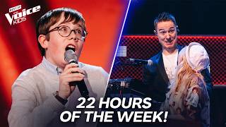 He Sings 22 Hours A Week... Then Shocked The Coaches With THIS | The Voice Kids