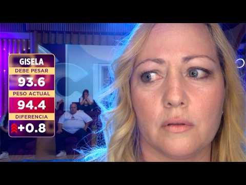 NO SECOND MIRACLE: GISELA DIDN'T LOSE ENOUGH WEIGHT AND WAS ELIMINATED FROM CUESTIÓN DE PESO