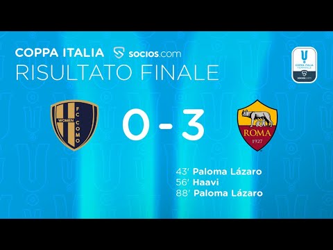 Como-Roma 0-3 | Che lob Paloma Lazaro! | Coppa Italia Femminile @Socios 2021/22