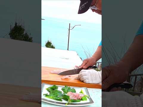 바다에서 바로 건지는 횟거리