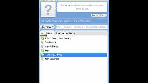 Skype: Viewing And Sorting Contacts.mp4