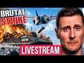 U.S. Military Just EVAPORATED Iran's Mine Laying Hovercraft And Missile Sites LIVESTREAM