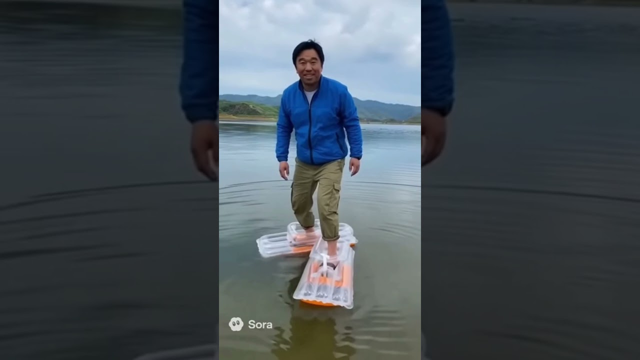 Изобретение водных тапок 