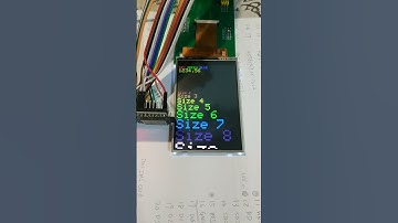 ESP32 runs 16-bit LCD 3.5" ST7796 320x480