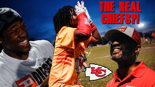 MY LITTLE COUSIN WENT CRAZY!!! IS THIS THE REAL CHIEFS😳?! | Mikel White Jr 🔥