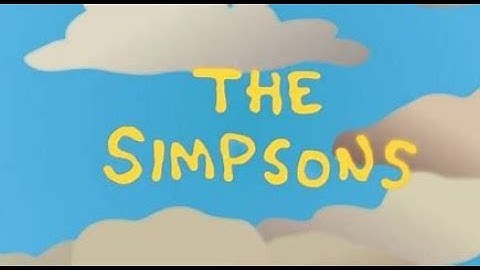 Simpsons intros side by side comparison