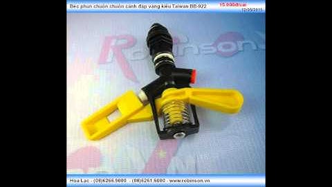 Béc phun chuồn chuồn cánh đập vàng kiểu Taiwan