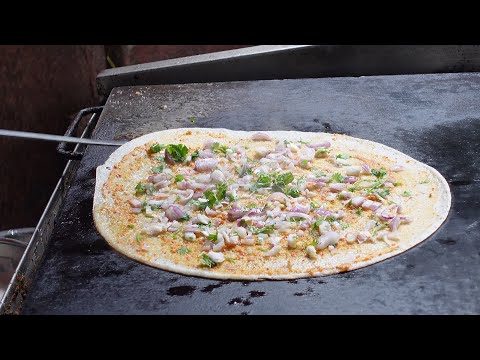 ONION DOSA | MOST POPULAR STREET FOOD IN INDIA | Dosai | Dosa | Vega Food Mama