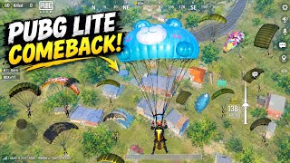 PUBG MOBILE LITE COMEBACK 😍 PUBG LITE SOLOVSQUAD GAMEPLAY 🔥 BGMI LITE x PUBG LITE! screenshot 1