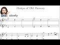 【Sheet】Mokpo of Old Memory ''Our Blues''OST Piano