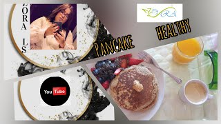 Pancake Healthy | بان كيك صحي للرجيم ضعيف السعرات الحرارية سريع التحضير