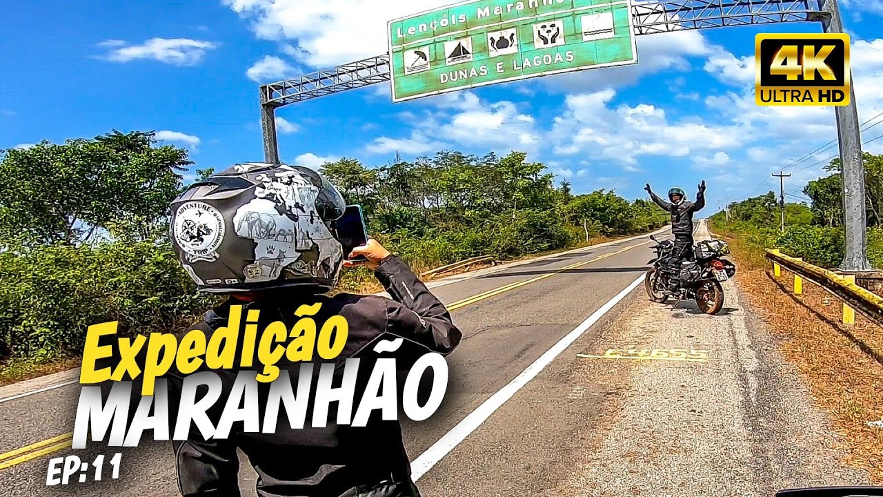 Viagem de São Luís até Barreirinhas no Maranhão de Moto. EP:11