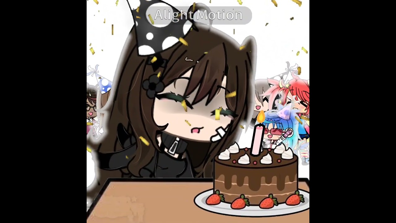 ‧˚꒰Birthday Girl୭ ˚. ᵎᵎ TYSM FOR THE WISHES #gacha #4urpage #animation #blowup