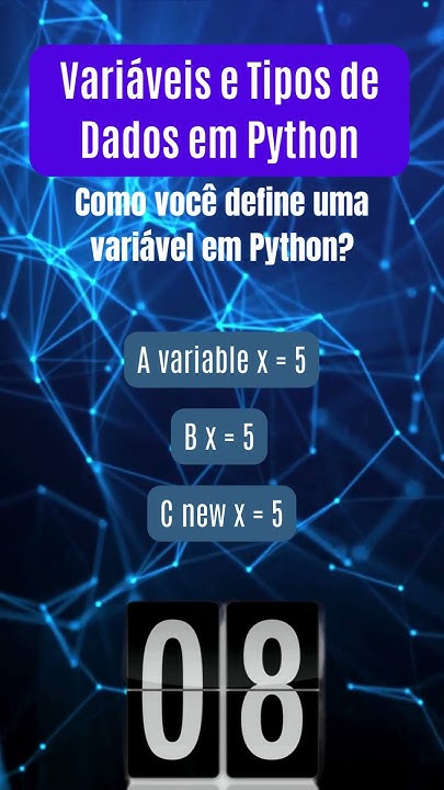 Variáveis e Tipos de Dados em Python - YouTube