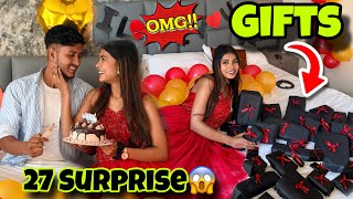 27 Surprise gift 🎁 on his 27th Birthday 🥰♥️ My bf birthday vlog 😍