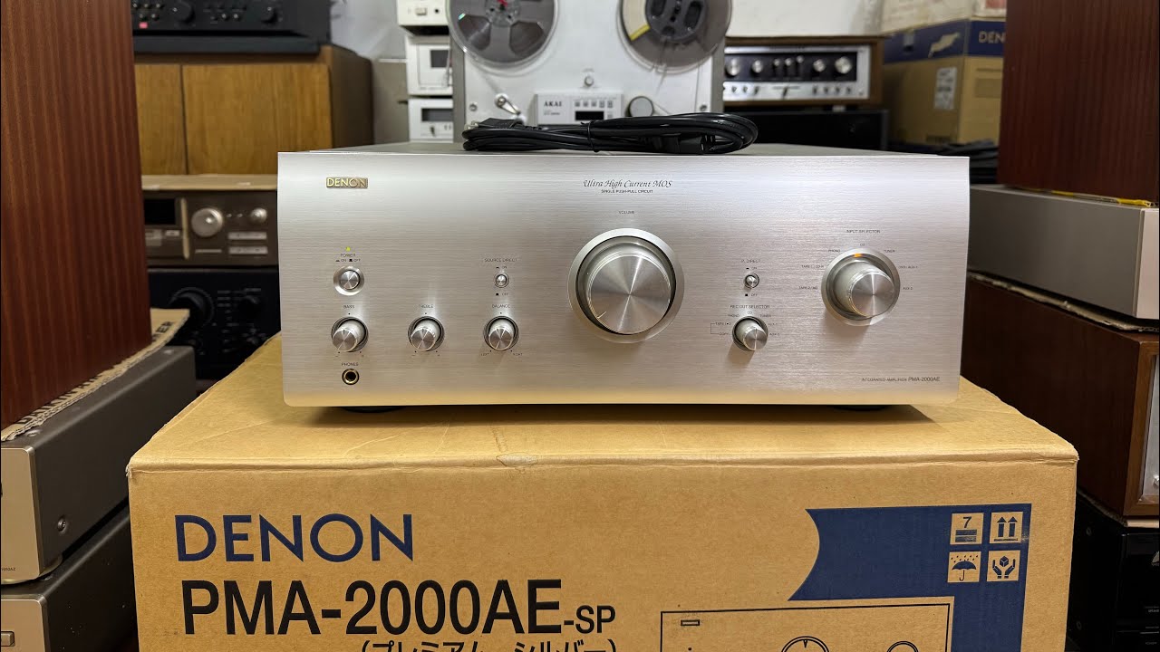 Ampli Denon Pma-2000AE thùng xốp máy đẹp xuất sắc. LH e Trí 0903.747.111.