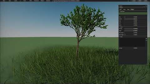 Procedural Tree and Wind Simulation