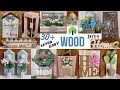 30+ SUPER EASY WOOD HOME DECOR CRAFTS | DOLLAR TREE DIYS | HOW TO MAKE WOODEN CRAFTS