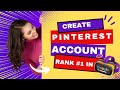 Create Pinterest Account | Pinterest अकाउंट कैसे बनाये