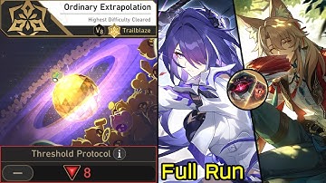 Ordinary Protocol 8 Acheron & Jiaoqiu with Useless Scholar Full Run | Divergent Universe