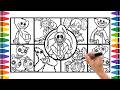 Drawing Poppy Playtime Chapter 5 / How To Draw and Color New Bosses and Monsters Poppy Playtime 5