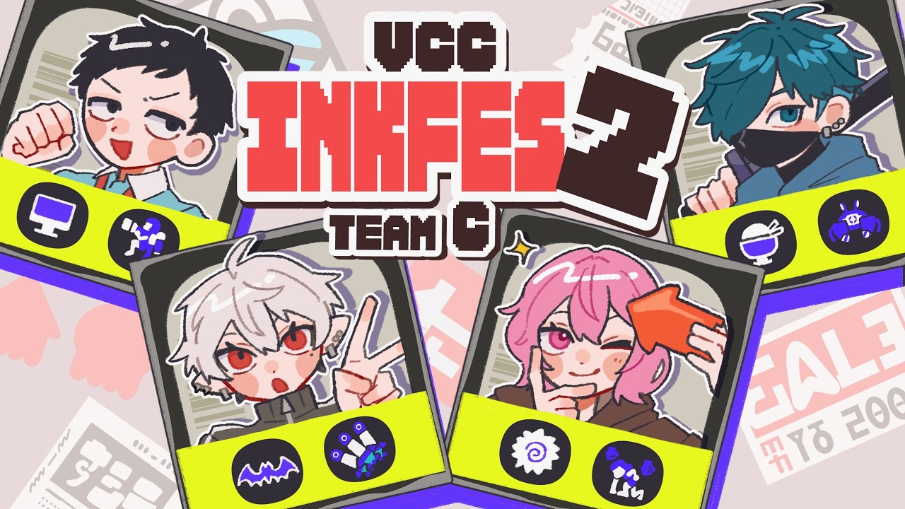 【VCC INK FES2 スプラ】タコフィジーク【バニラ３なるせ３やしきず】