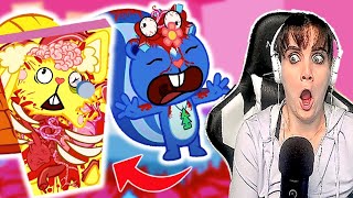 I'M BACK FOR MORE HTF!! I Reacting to Happy Tree Friends - Episode 9