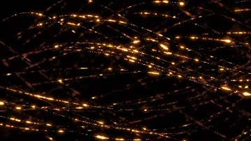 Abstract Background Video   Golden Particles Strings   Background Loop 4K