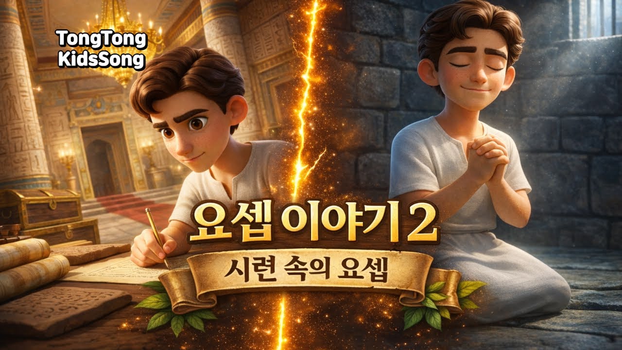 요셉 이야기 2편 - 억울한 누명과 감옥 속 믿음 | 성경 이야기 동요|감옥에 갇힌 요셉 | TongTongKidsSong ...