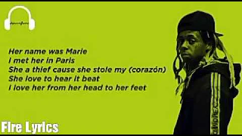 Maître Gims - Corazón Ft Lil Wayne (Lyrics / Paroles)
