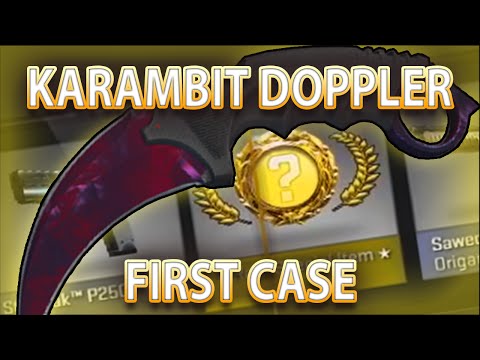 CS:GO KARAMBIT DOPPLER UNBOX FIRST CASE